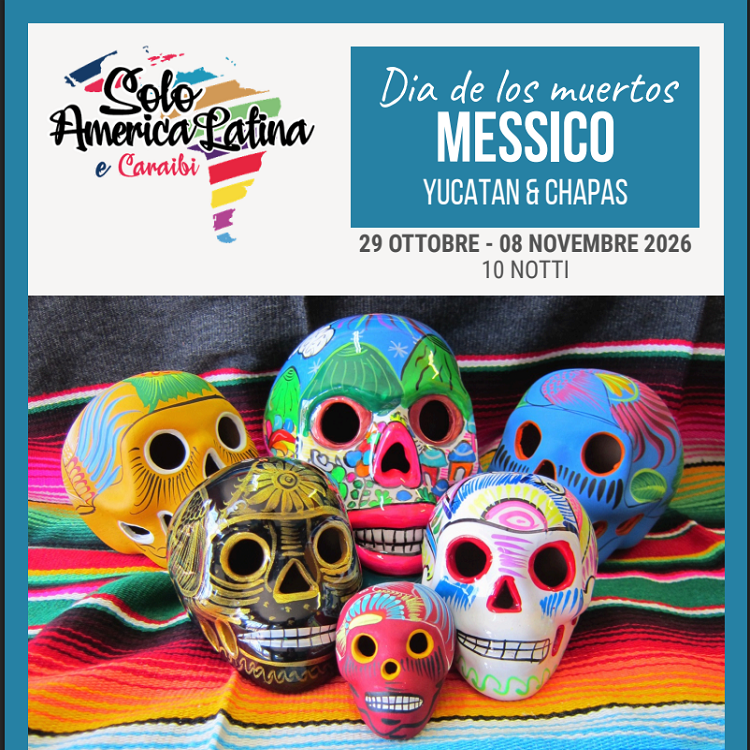 SOLO AMERICA LATINA: MESSICO 29 OTTOBRE DIA DE LOS MUERTOS