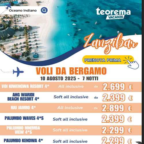 TEOREMA: 10 AGOSTO ZANZIBAR