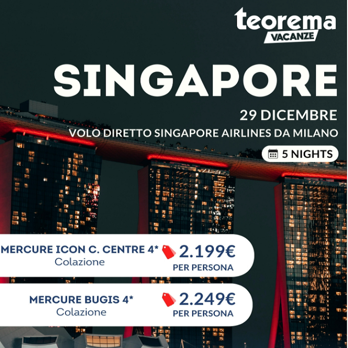 TEOREMA: CAPODANNO A SINGAPORE