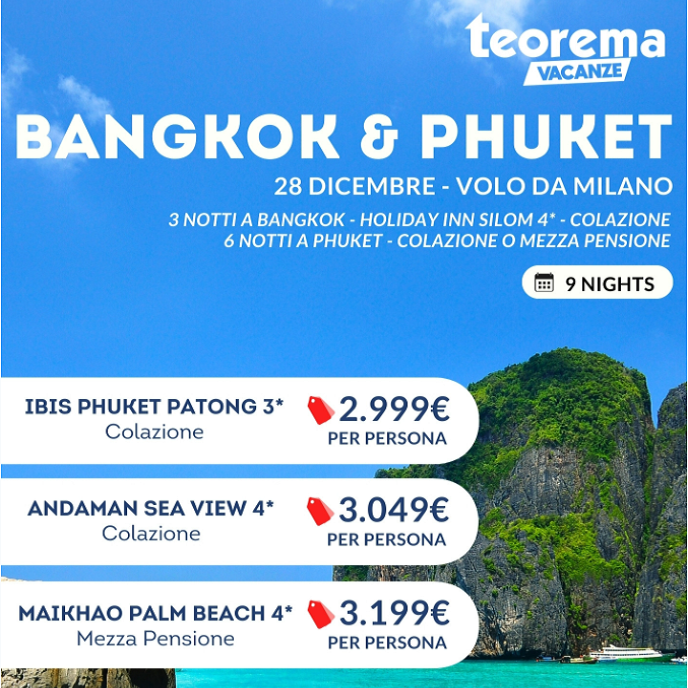 TEOREMA: BANGKOK E PHUKET